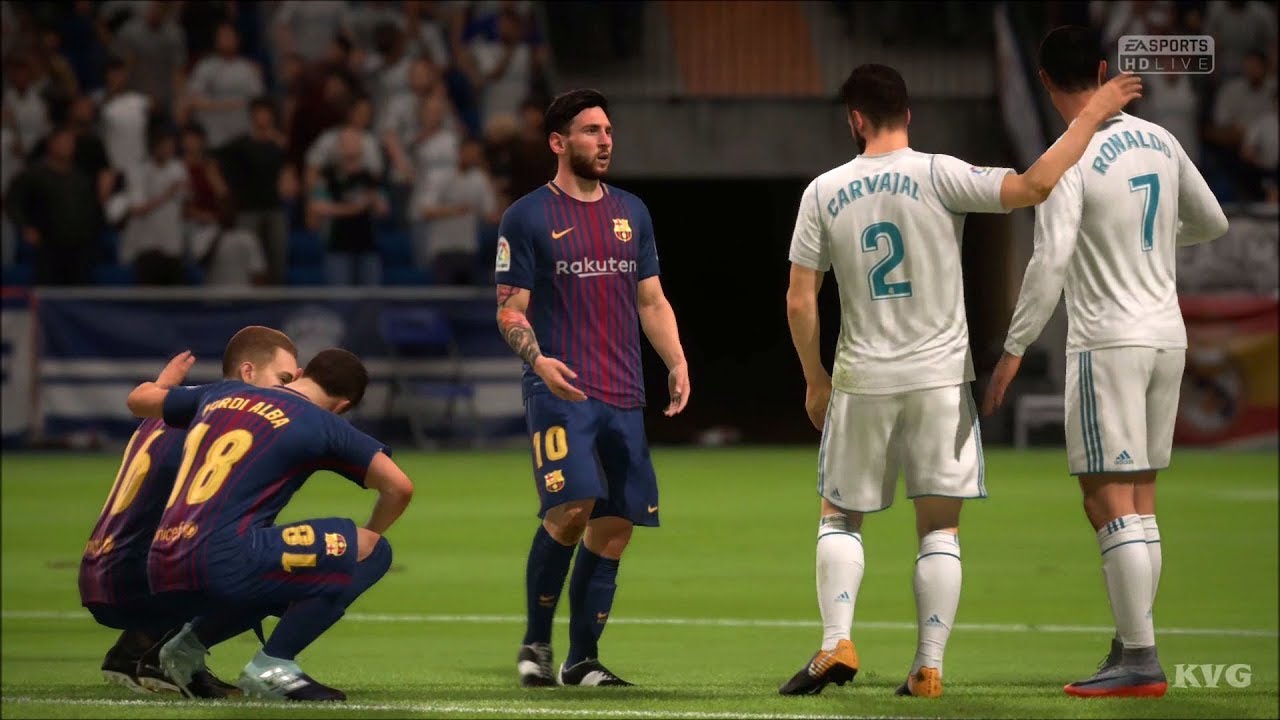 FIFA 18 - Real Madrid CF vs FC Barcelona - Gameplay (HD) [1080p60FPS]
