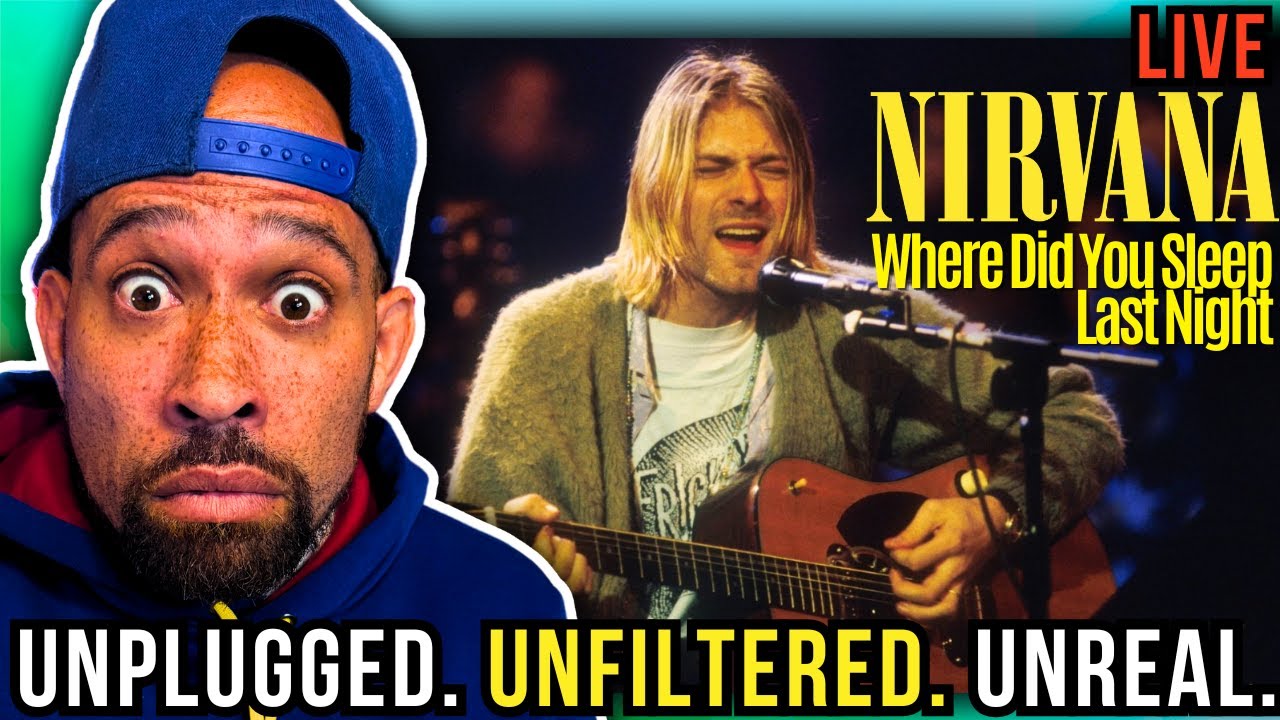 FIRST time SEEING Nirvana - Where Did You Sleep Last Night (Live On MTV)! OMG he's POSSESSED..