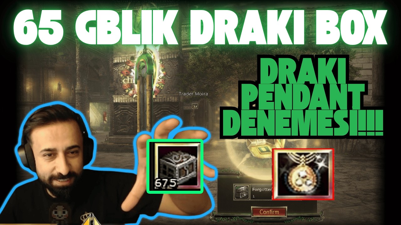 65 GBLIK OLD DRAKI BOX KIRIYOR! DRAKI PENDANT DENEMESİ | Knight Online Kaithnys