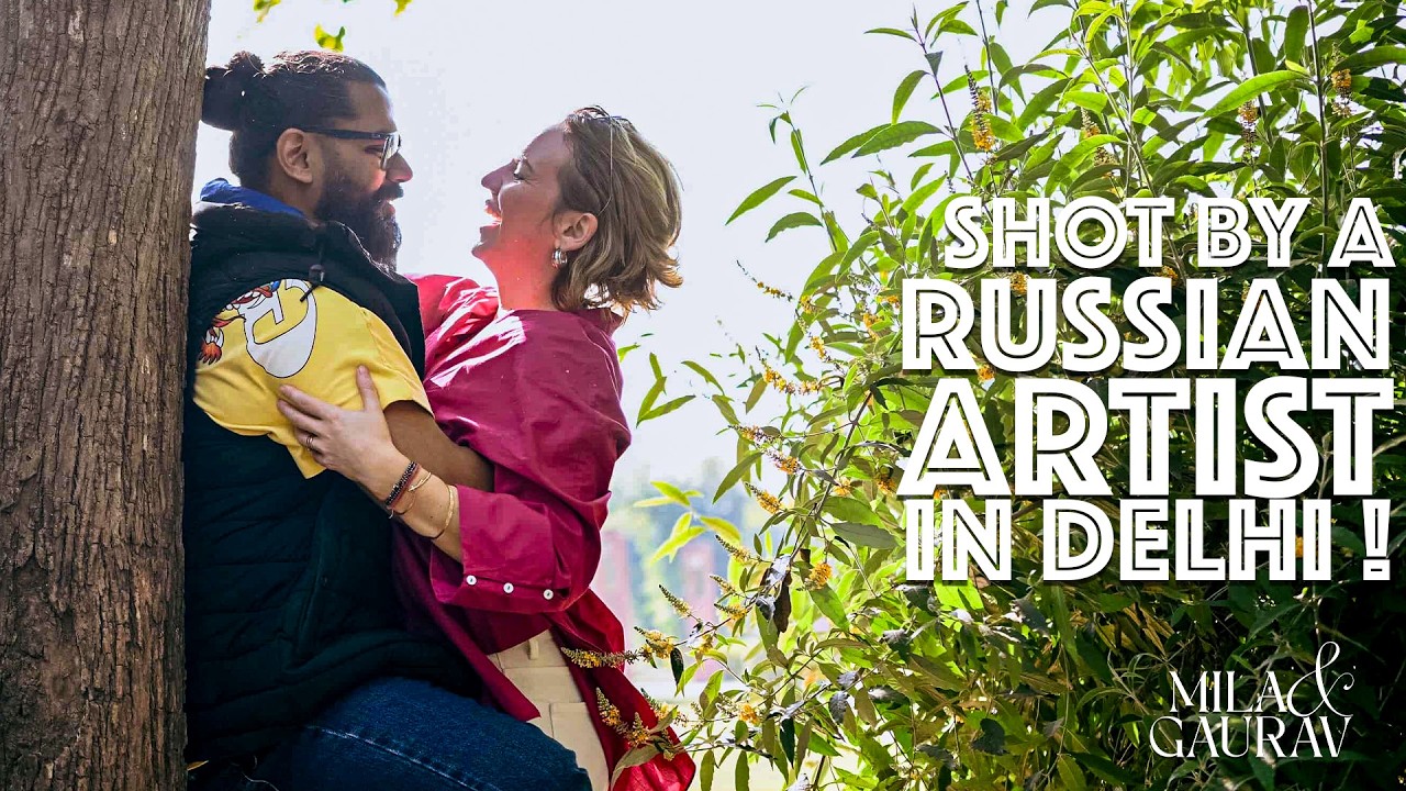 When a Russian Artist Photographs You in Sunder Nursery, Delhi 🇷🇺🤍🇮🇳
