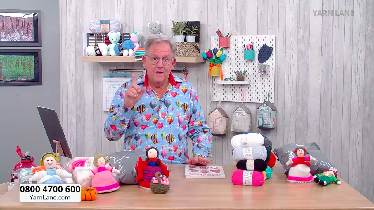 Yarn Lane –15/10/2021– Join Kathrine Wright as she brings you the adorable Topsy Turvy Knitted Dolls