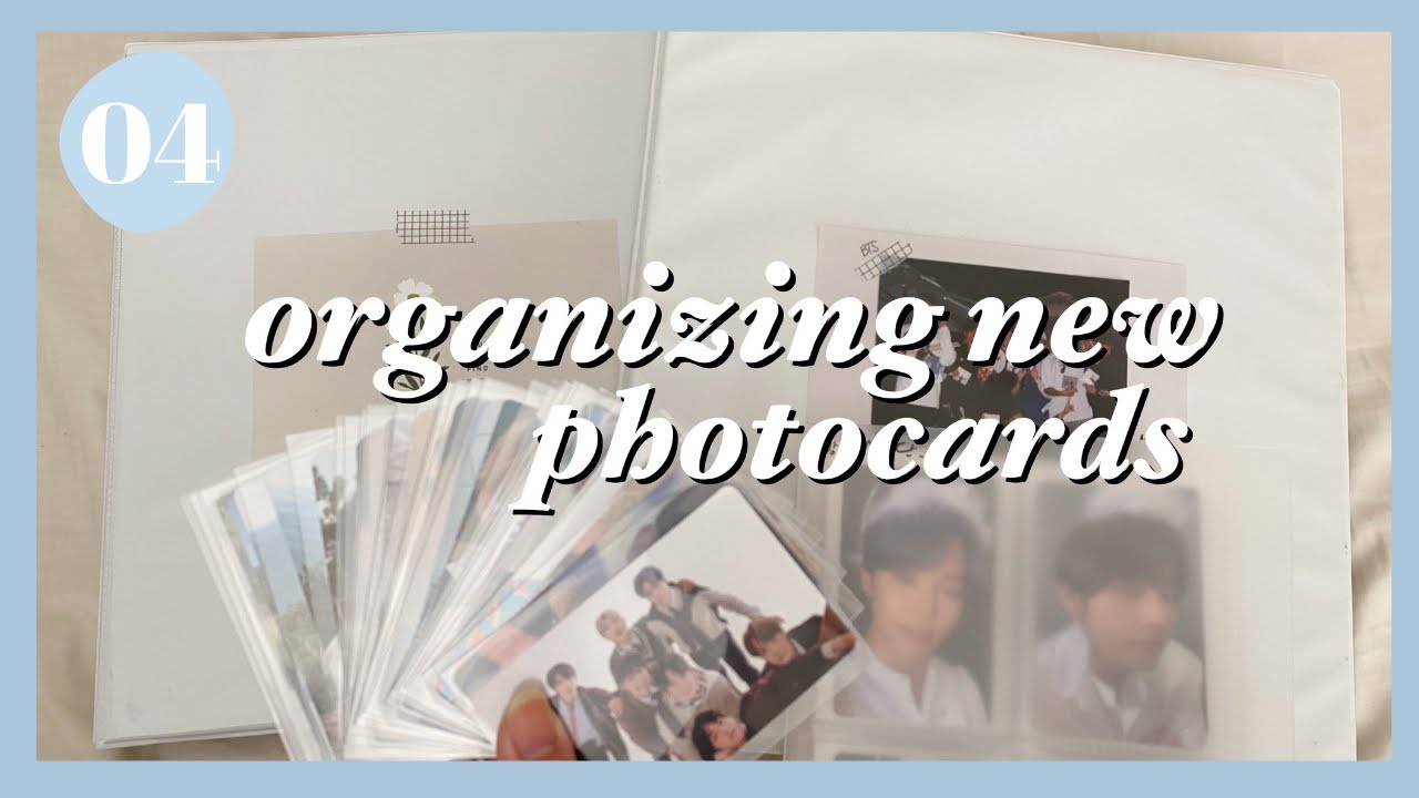 organize photocards with me! chill edition ✨