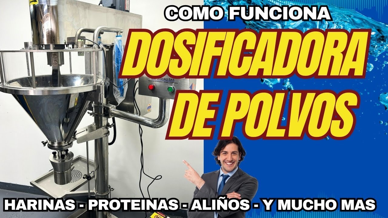 DOSIFICADORA DE POLVOS IMPALPABLES HARINAS PROTEINAS PROD FARMACEITOS Y MAS