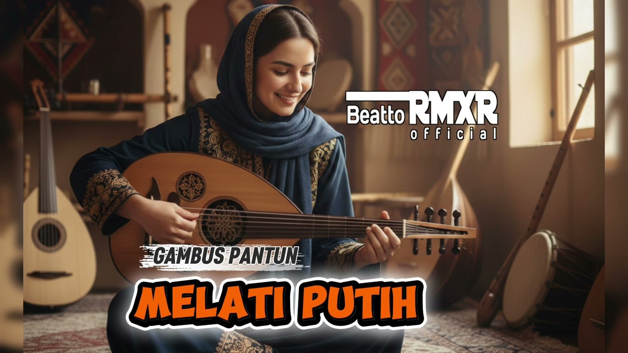 GAMBUS  PANTUN 2 -MELATI PUTIH-NEW PATTI  BLACK  RMXR