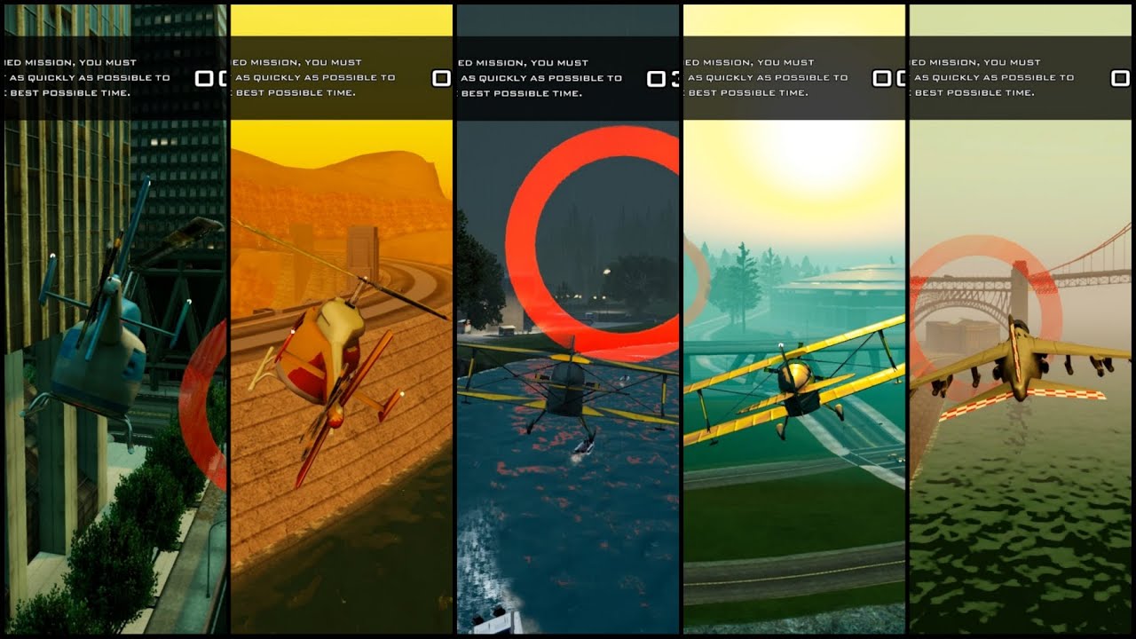 GTA San Andreas : The Definitive Edition : Las Venturas Air Races [4K]