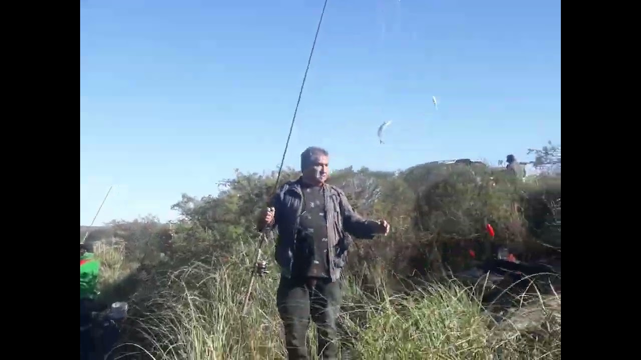 REPRESA DE ACHIRAS: PESCA DE PEJERREYES 11/05