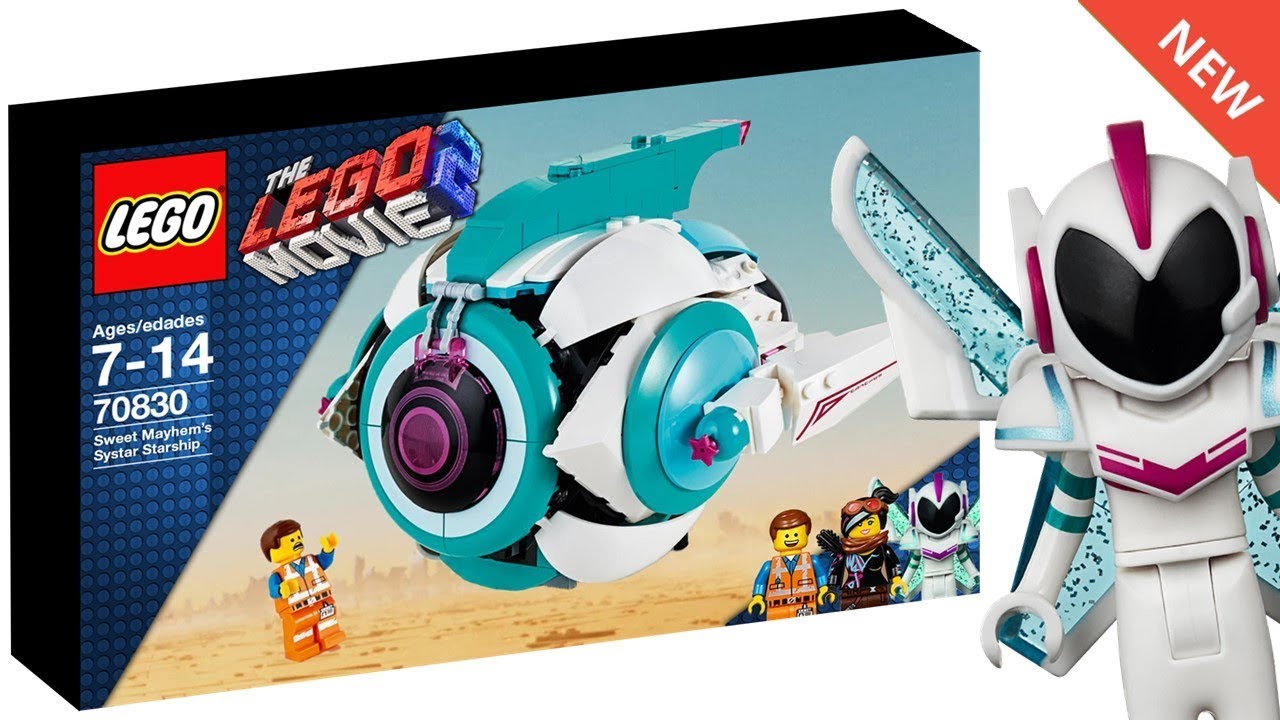 THE LEGO MOVIE 2 Sweet Mayhem's Starship SET IMAGES & Custom Box Art! (70830)