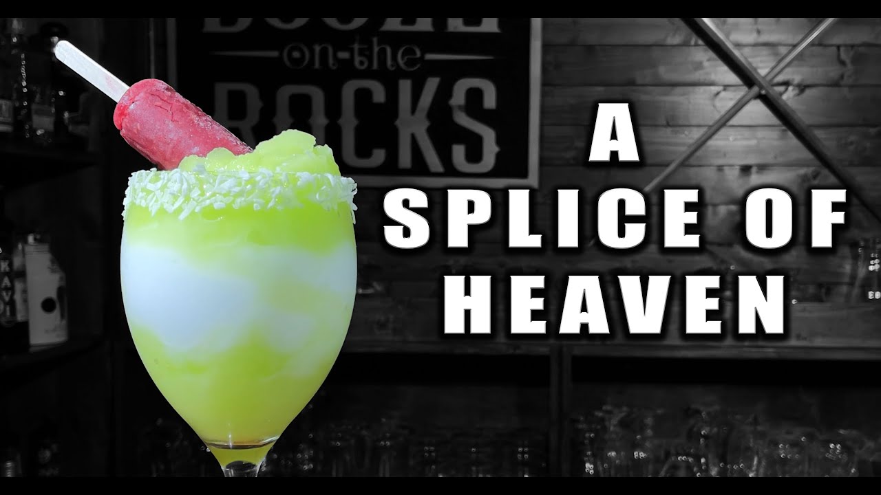 A Splice of Heaven Layered Cocktail | Booze On The Rocks
