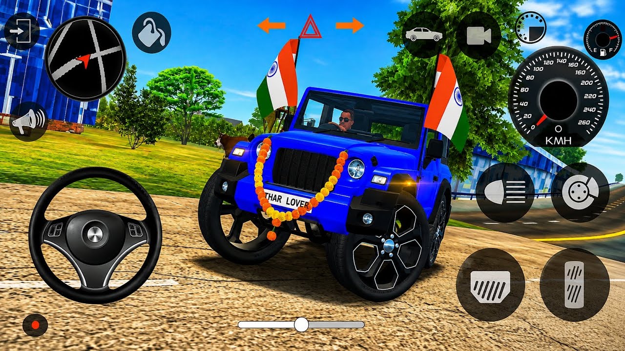 Modified Mahindra Thar Car Games: Indian Cars (Gadi Wala Game) - Car Game Android Gameplay 2026