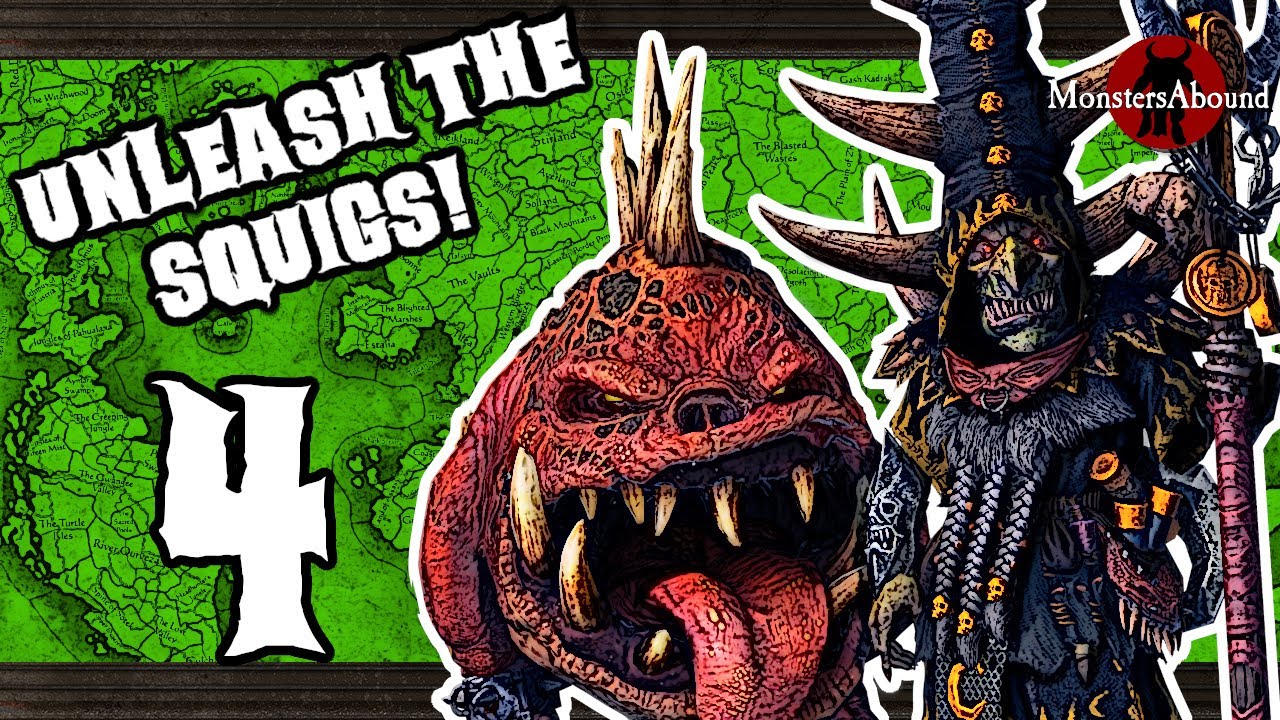 Skarsniks Squig Wave Assault in Total War: Warhammer 3 - Crooked Moon #4