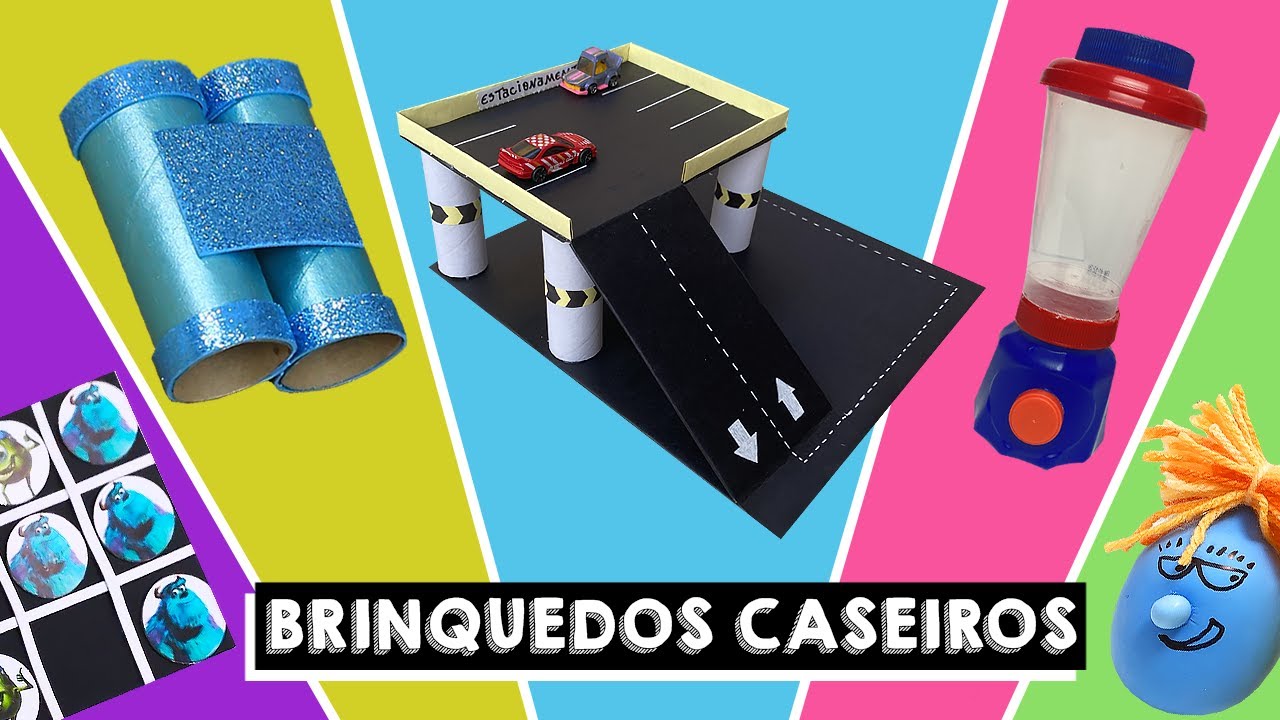 5 BRINQUEDOS CASEIROS QUE VOCÊ PODE FAZER HOJE MESMO #DiaDasCrianças