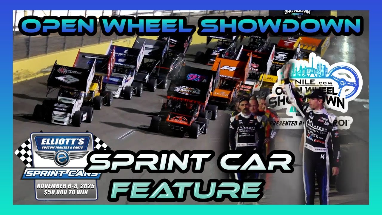 OWS 2025: Elliott's Sprint Car Feature + Intros - Race Replay
