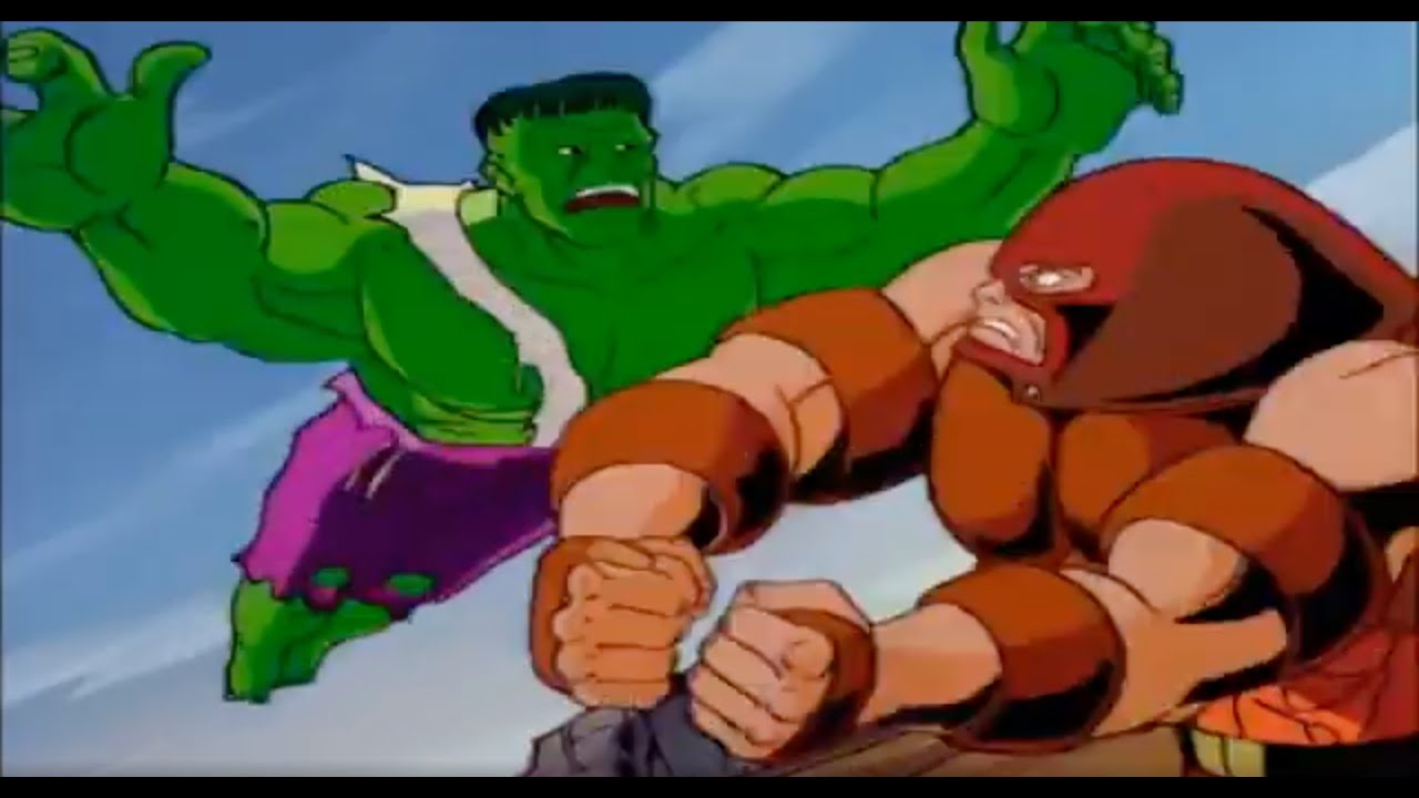 Incredible Hulk vs The Juggernaut | X-Men Animated Series Easter egg