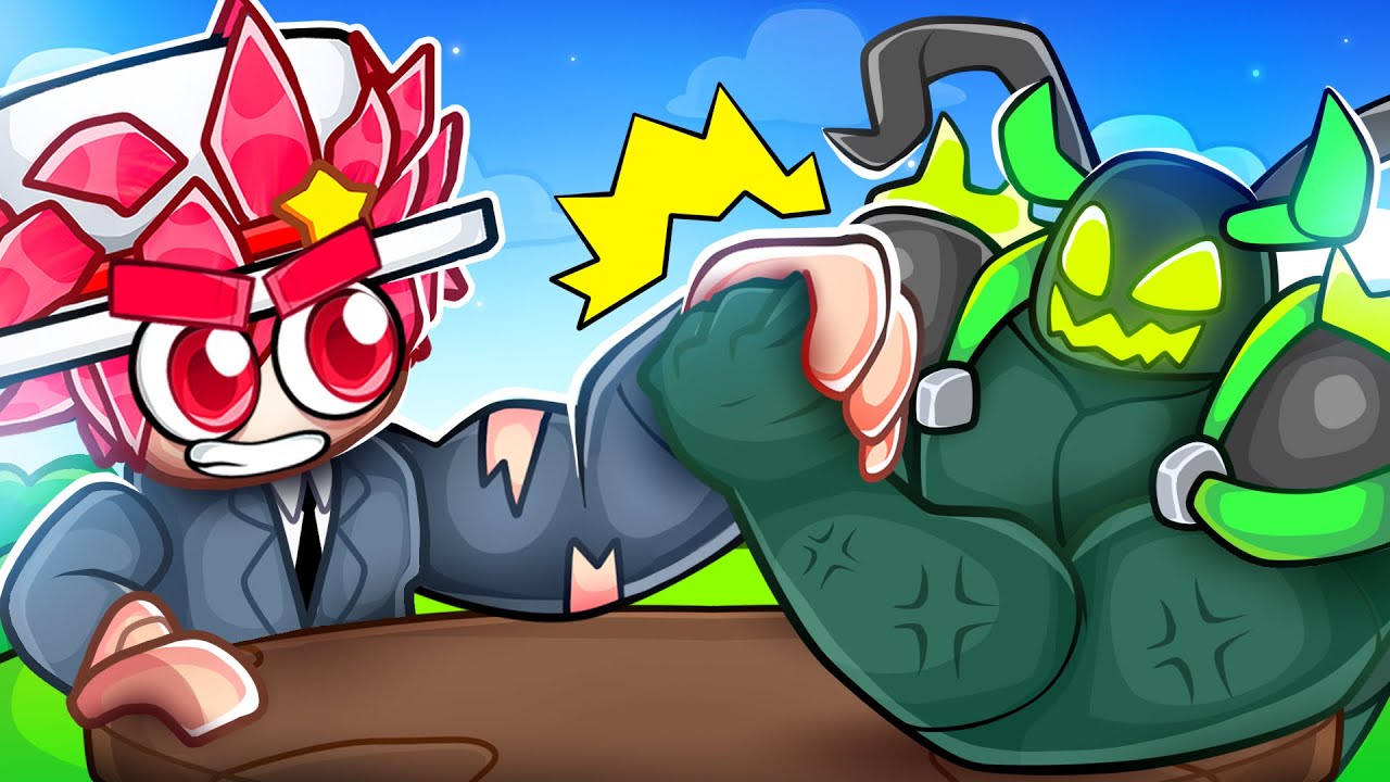 I Defeated the MUTANT KING in ARM WRESTLE SIMULATOR