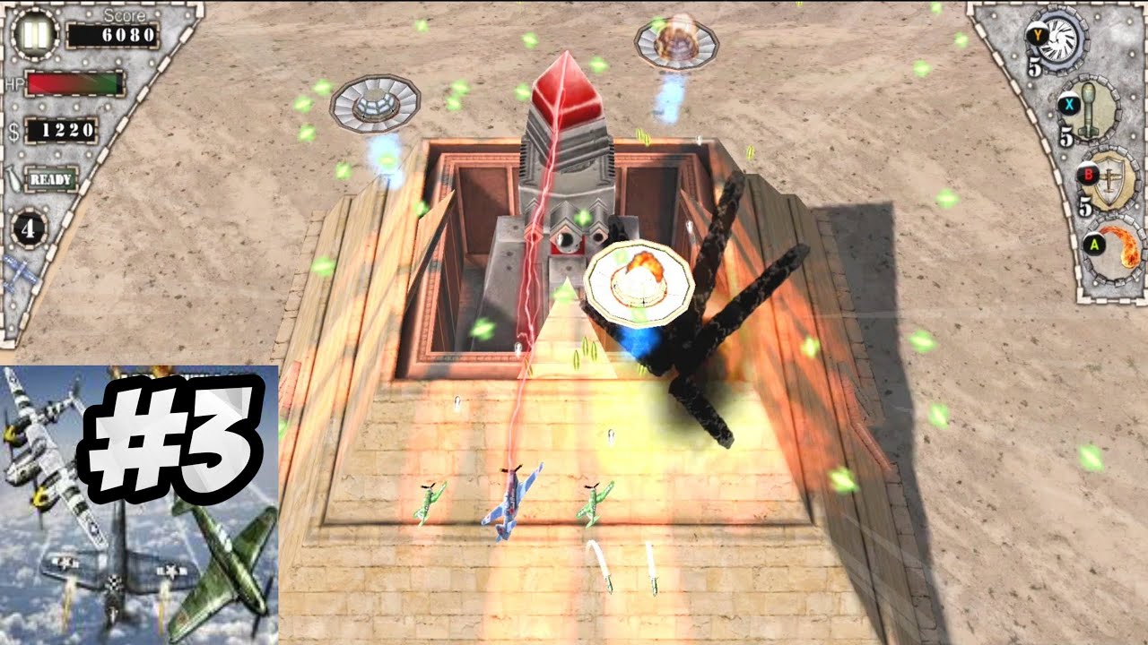 AirAttack HD - Gameplay Part 3 - Dark Sand - Old Mobile Games