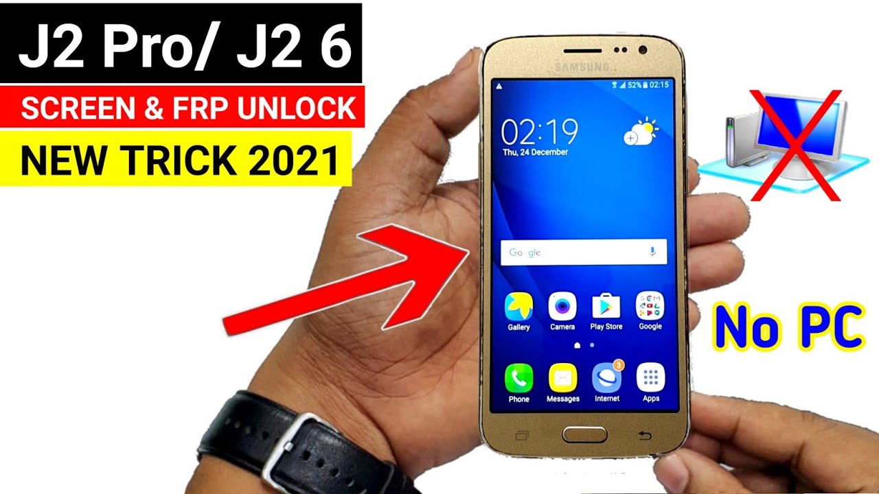 Samsung J2 Pro/J2 6 FACTORY RESET & FRP UNLOCK 2021 (Without PC)