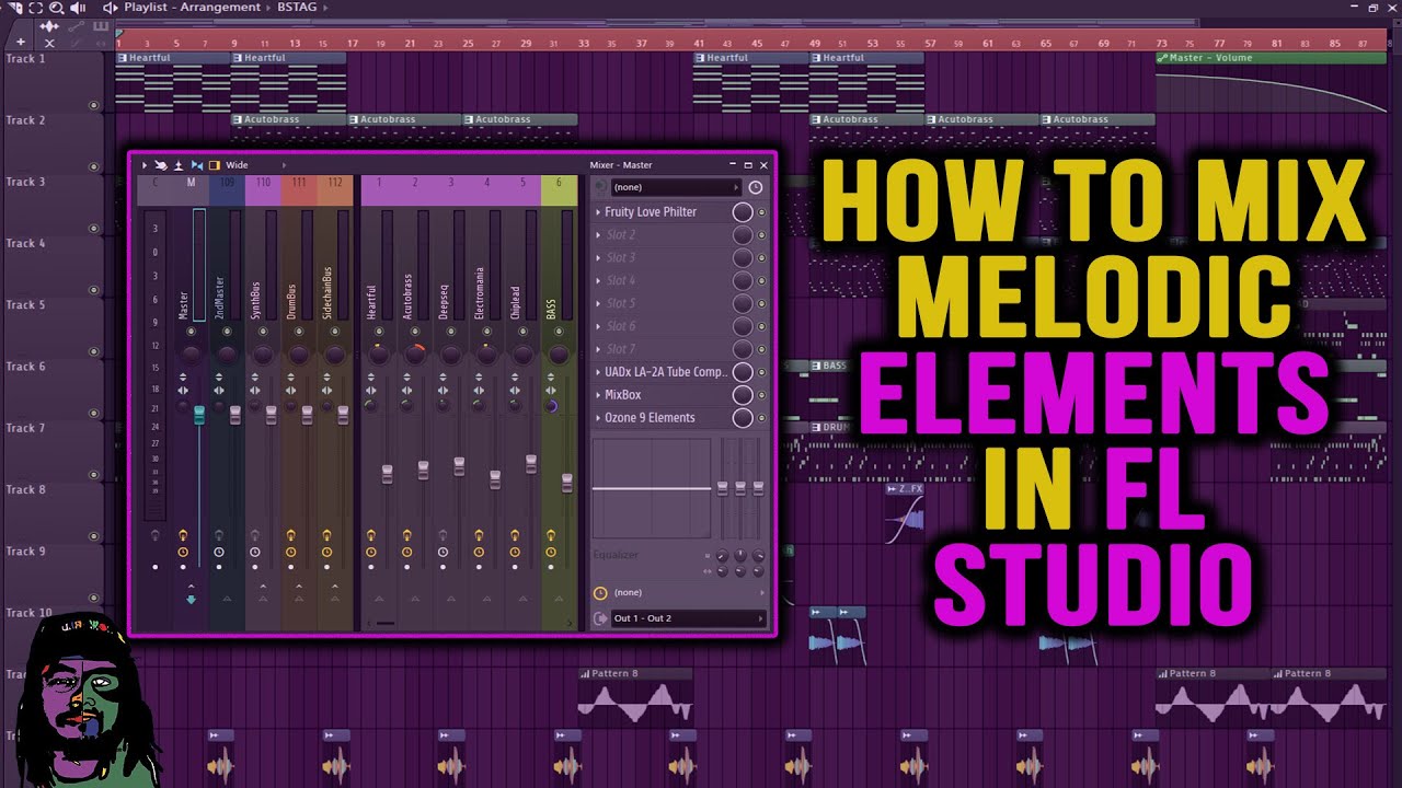 How to Mix Melodic Elements in FL Studio - EQ, Panning & Stereo Separation (Mixing Tips)