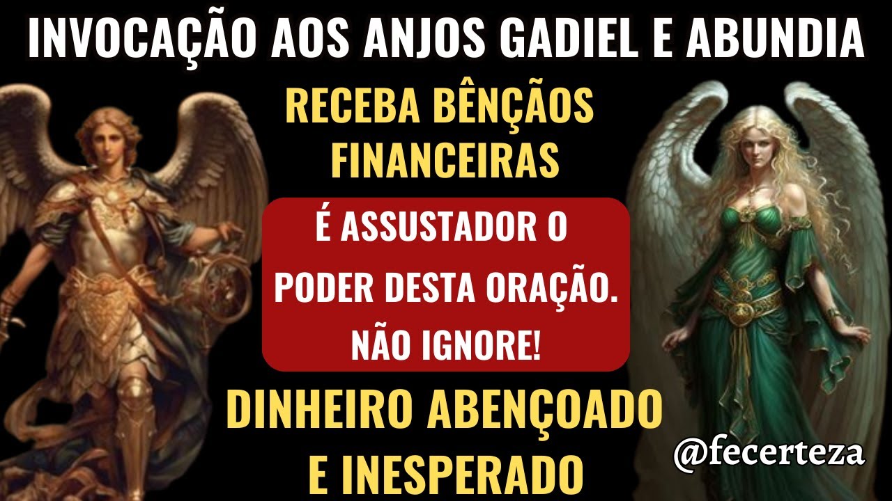 🌟INVOCAÇÃO AOS ANJOS GADIEL E ABUNDIA✨PARA TER BÊNÇÃOS FINANCEIRAS E DINHEIRO INESPERADO URGENTE💸💰🧲