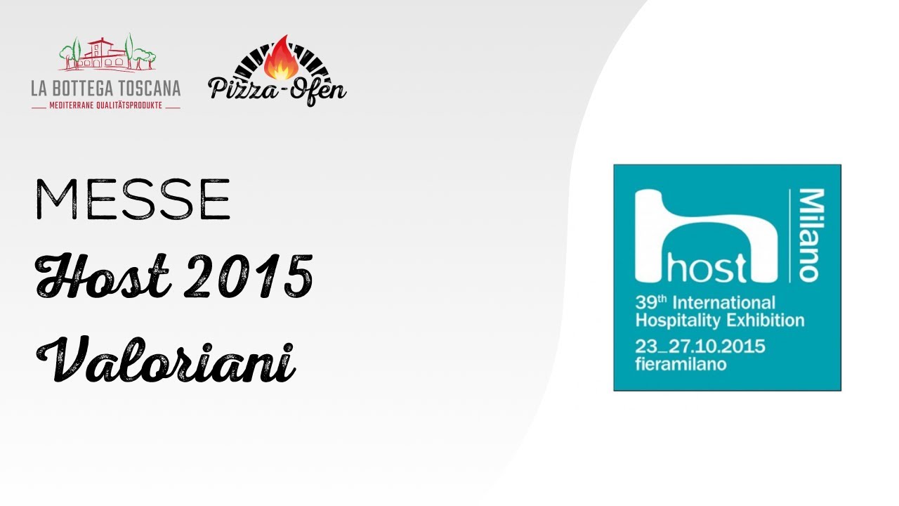 Host 2015 Valoriani | pizza-ofen.de