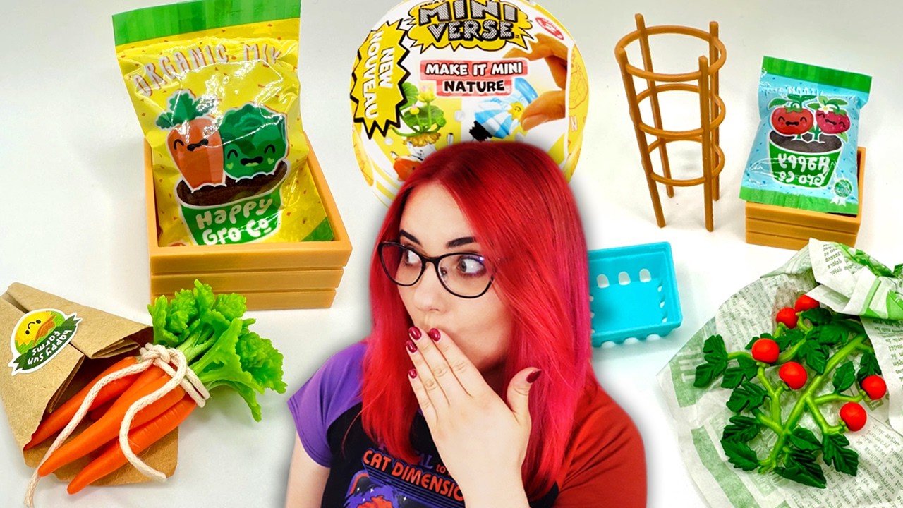 Zrobiłam MINI WARZYWA 🥕 KULE NIESPODZIANKI Miniverse Nature seria 2 🌱 DIY