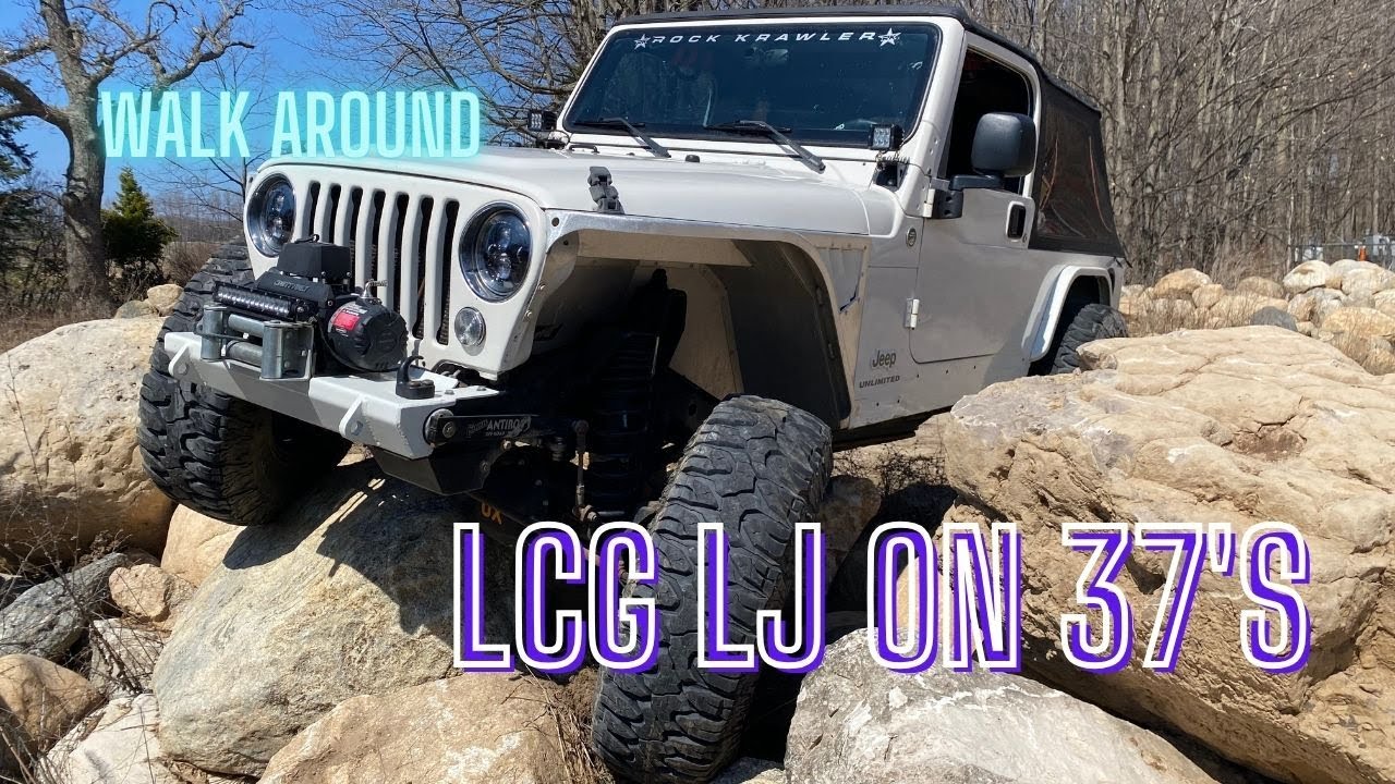 LCG Jeep LJ with 37's on 2