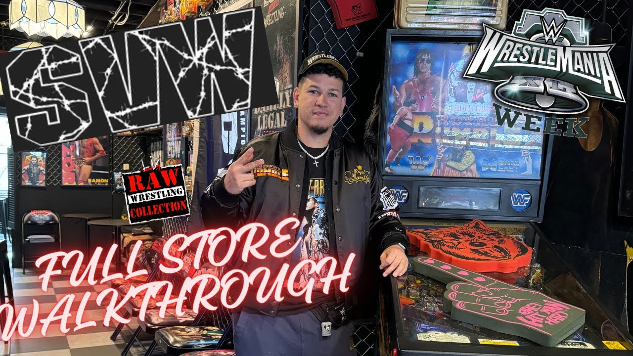 SUPLEX VINTAGE WRESTLING STORE FULL WALKTHROUGH BEST WRESTLING STORE? WRESTLEMANIA WEEK PHILADELPHIA