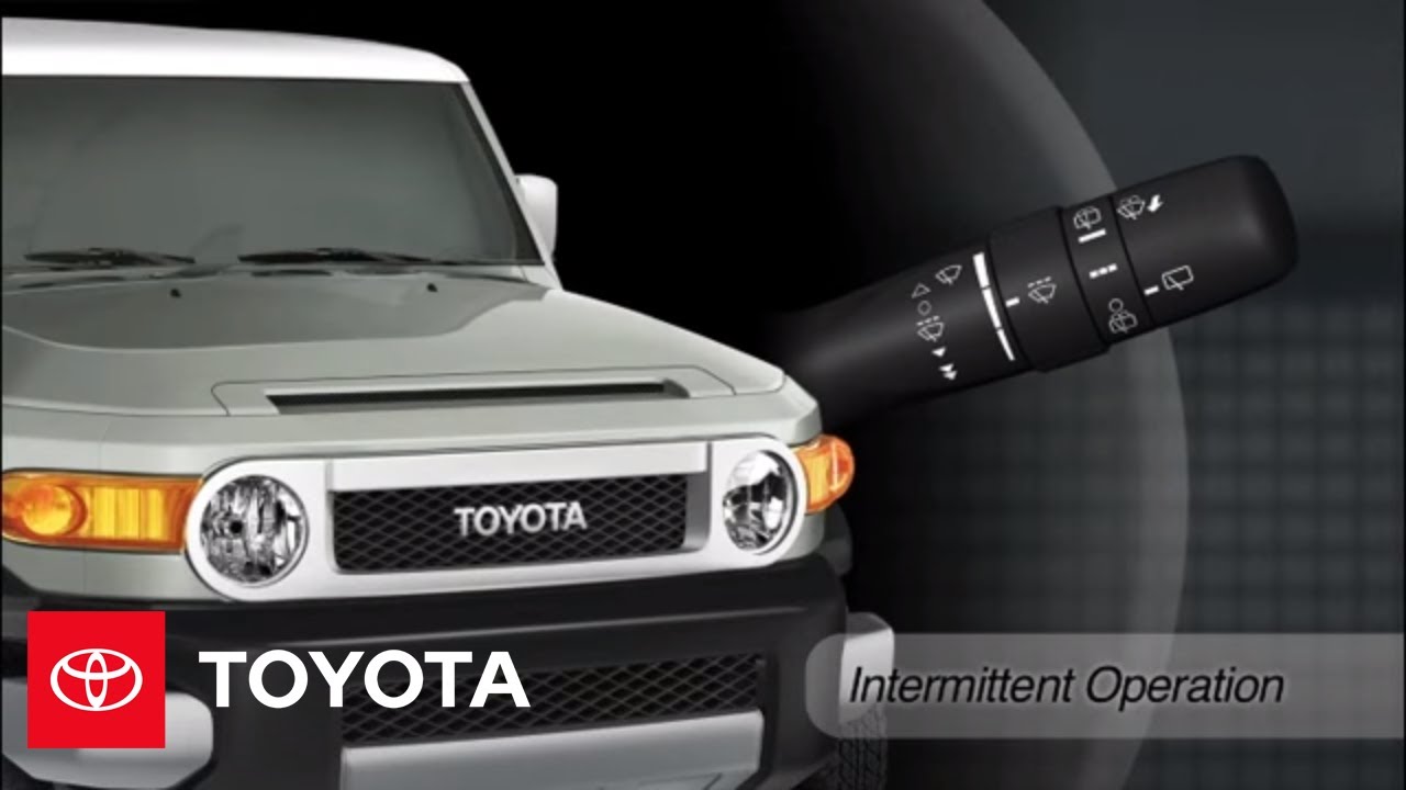 2011-2012 FJ Cruiser How-To: Front Variable Intermittent Windshield Wipers | Toyota