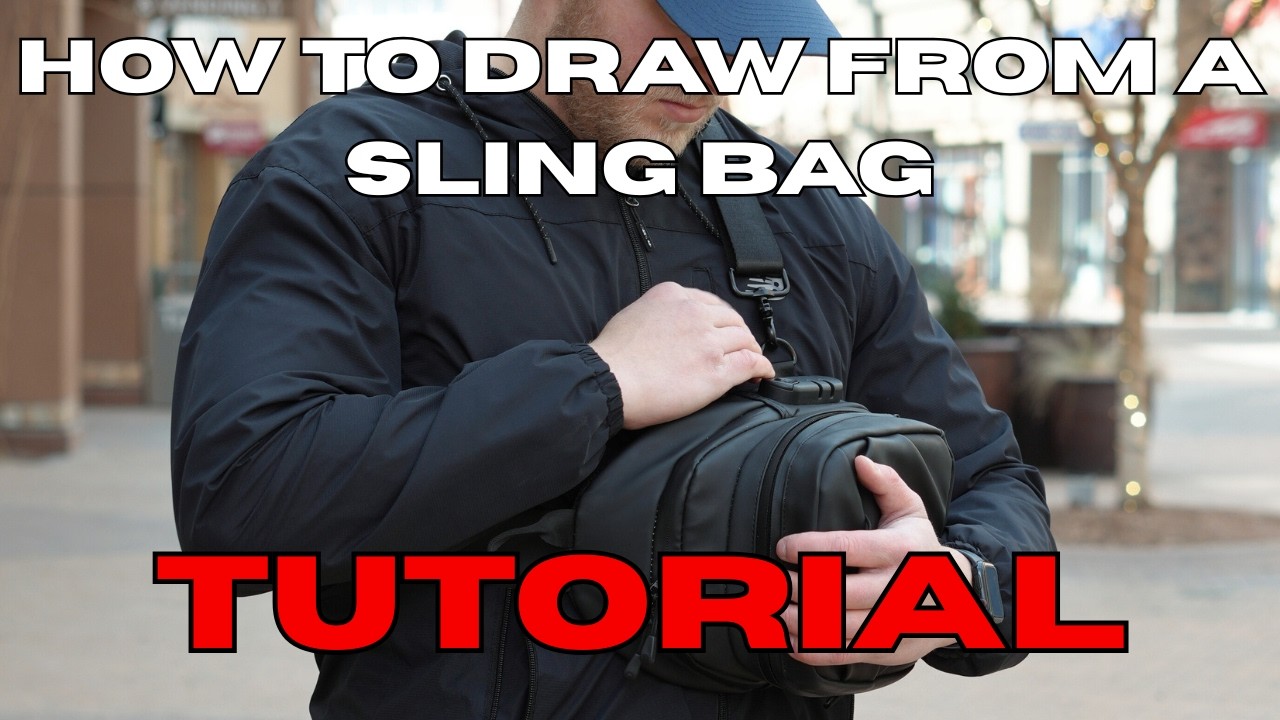 How to Properly Wear & Draw From a Sling Bag | GRAB Watchman & Guardian Concealed Carry Tutorial