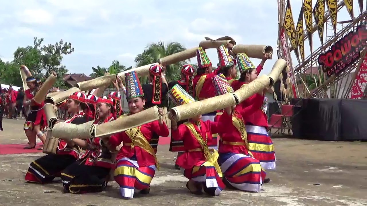 TARIAN KREASI DIPEMBUKAAN GAWAI DAYAK KE XXXIV THN 2019
