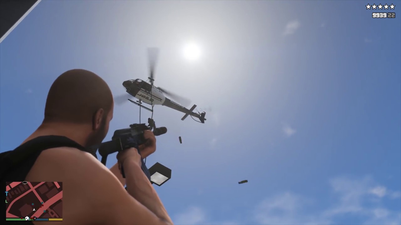 GTA V - Vespucci Beach Police Station Assault + Six Star Escape (RDE 3.1.1)