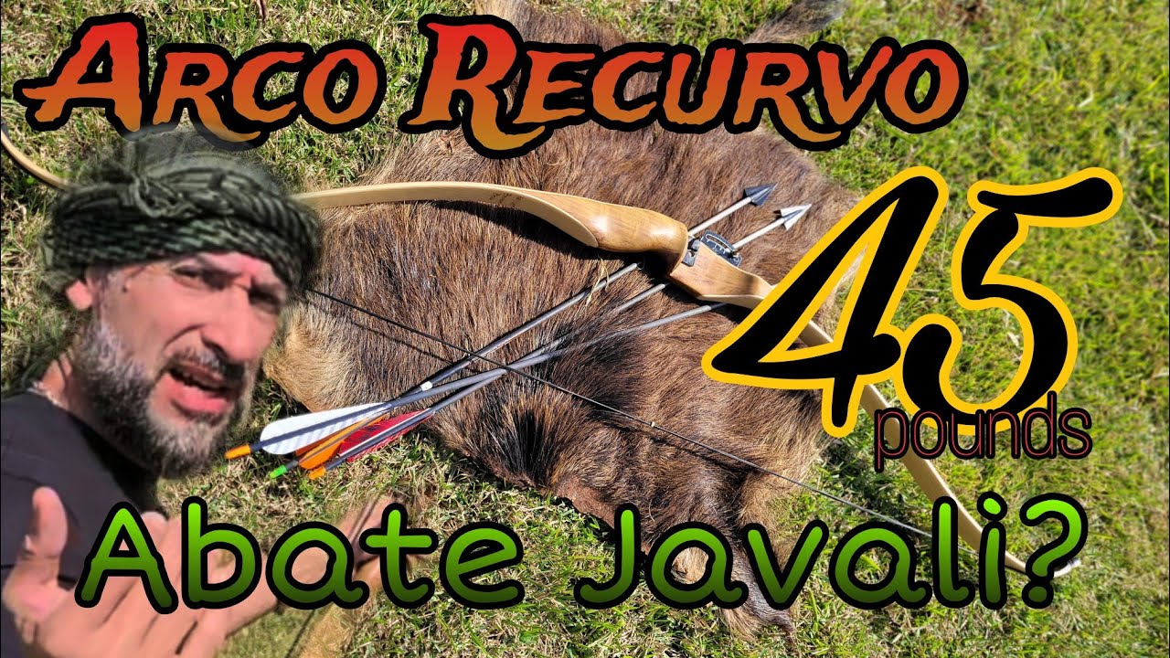 o que ninguém te contou sobre arcos Recurvos de 45 libras  para o manejo de javalis...