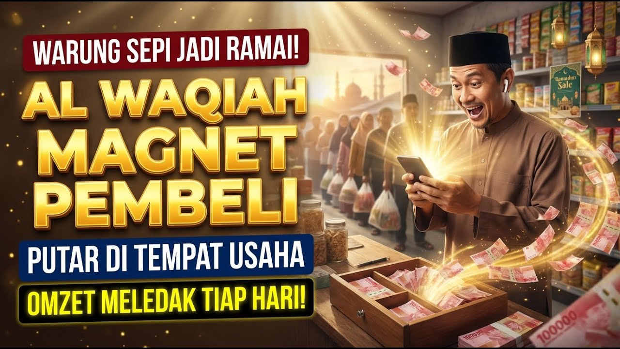 RAHASIA PETANG! Surah Al Waqiah Kunci Rezeki Melimpah Ramadhan 2026