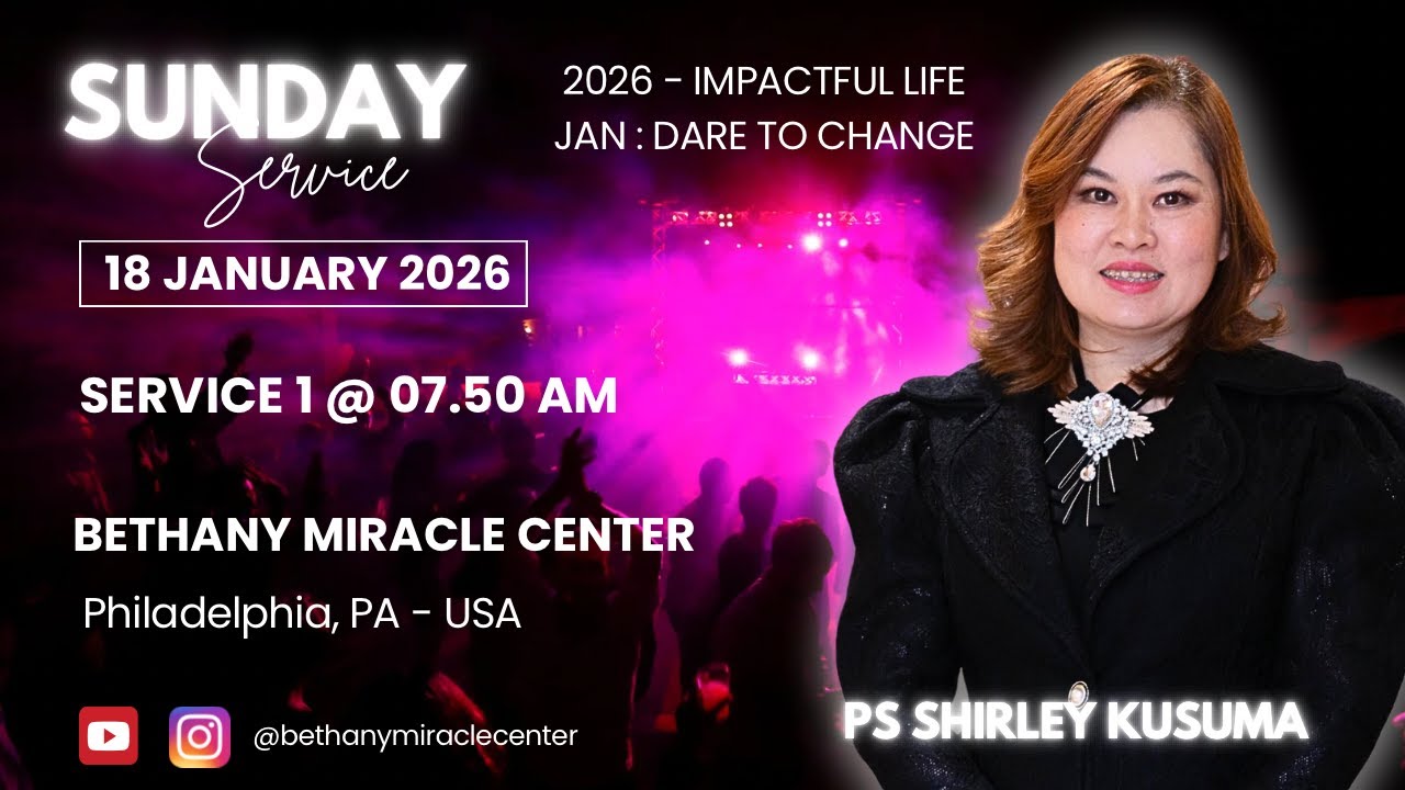 PS SHIRLEY KUSUMA || Ibadah PERTAMA || 18 January 2026 || 19.50 WIB || 07.50 AM EST #viralvideo