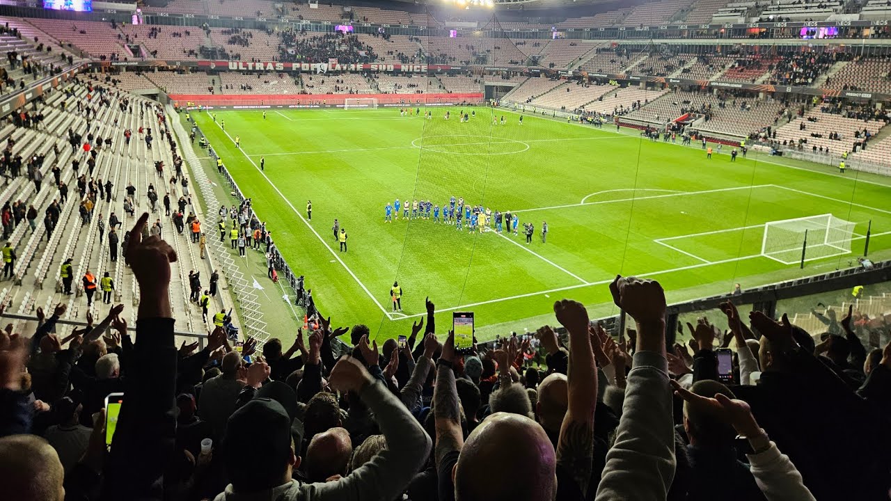 Chaos In The Stands As Rangers Fans Takeover! Nice 1-4 Rangers | Stadium Atmosphere & Reaction