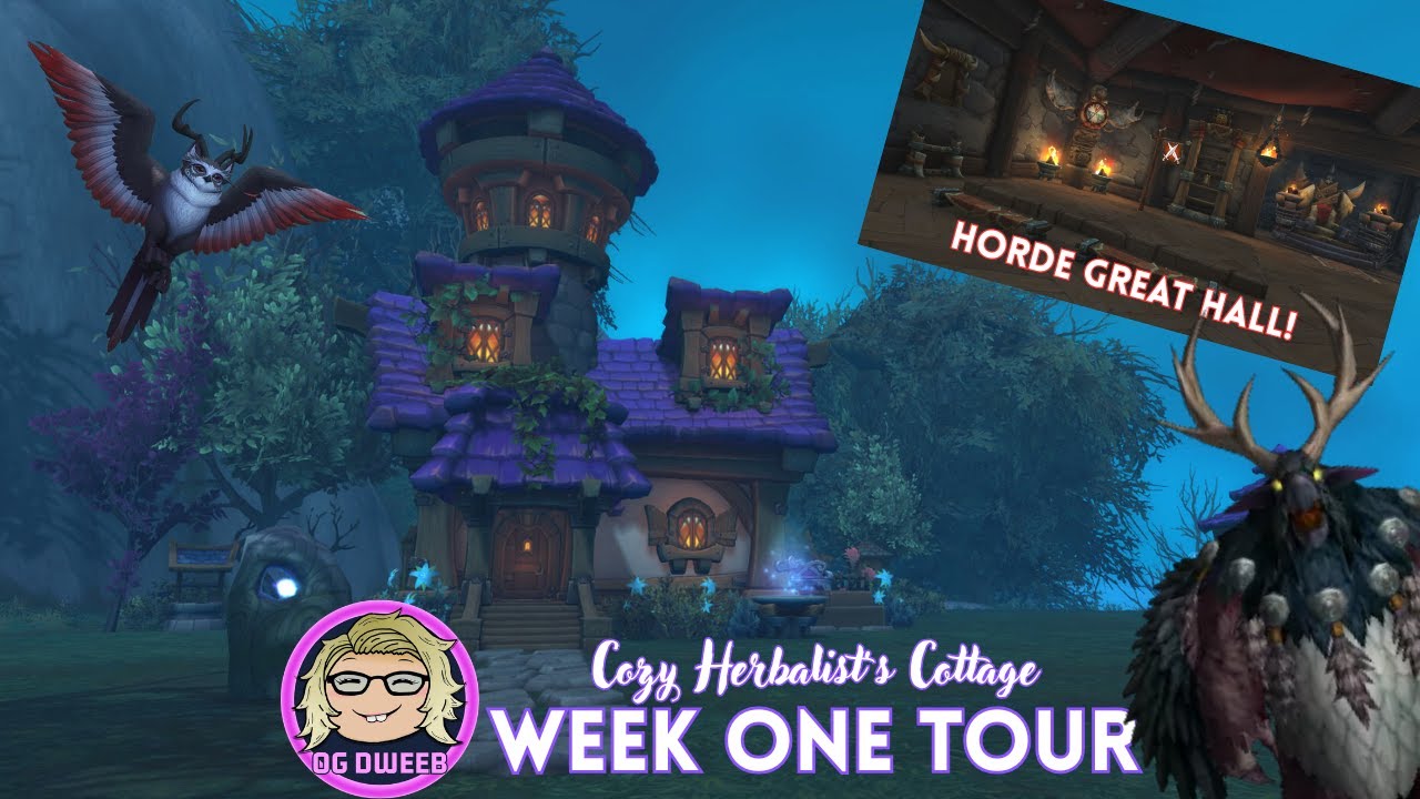 Player Housing Progress! Week 1 Housing Tour Ally/Horde