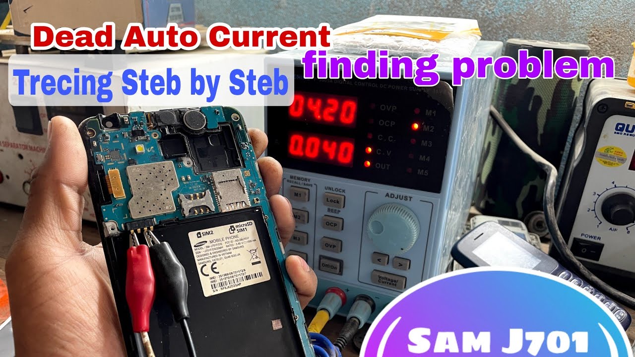 Samsung J701 Fully Dead No Sort Auto Current 0.0.40 DC ||Samsung J7 Dead Steb By Steb Hindi