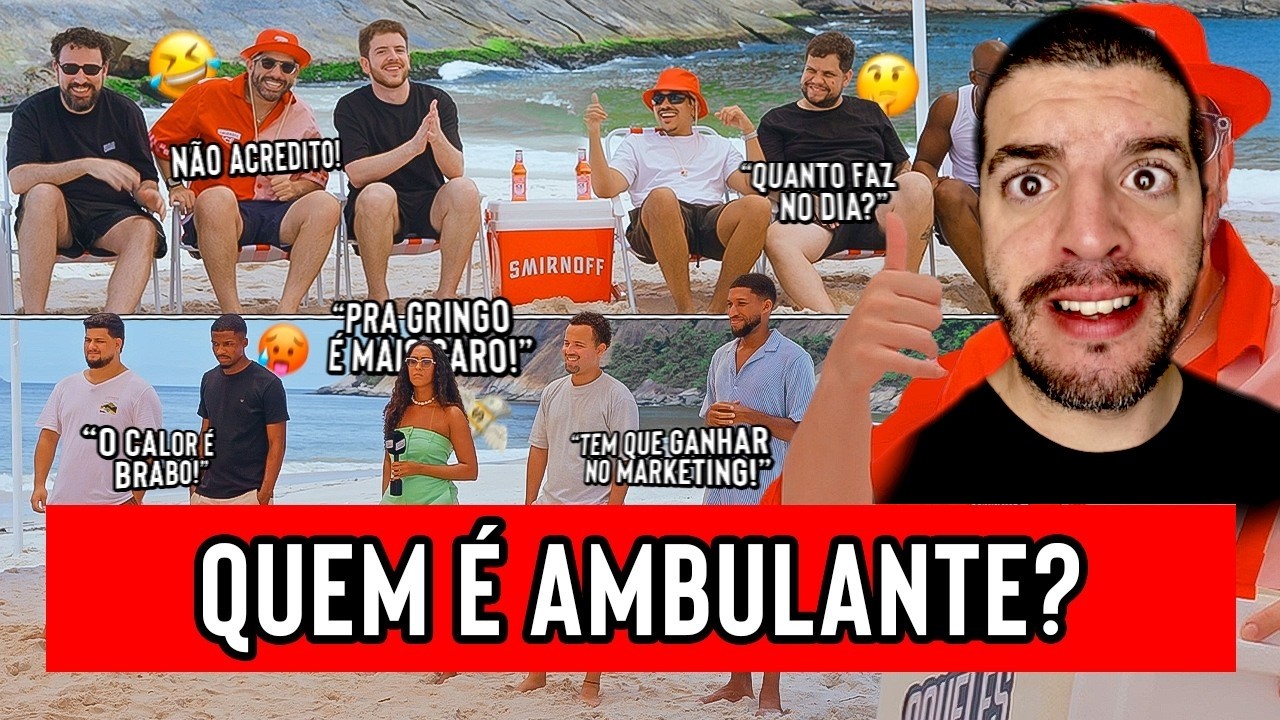 QUEM É VENDEDOR AMBULANTE? - RAFA Reage a Aqueles Caras