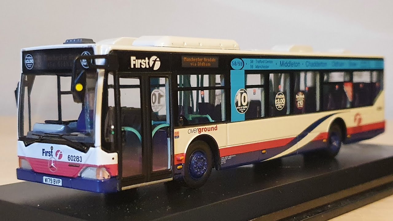 Model Bus Review: CMNL 1:76 Scale First Greater Manchester '60283' Mercedes-Benz O530 Citaro