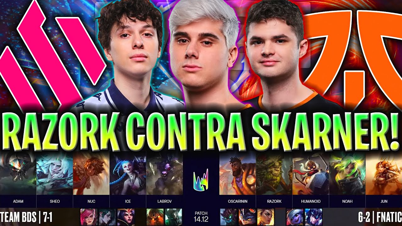 RAZORK Y OSCARININ SE ENFRENTAN AL SKARNER DE ADAM! | BDS vs FNC RESUMEN LEC VERANO 2024 LVP ESPAÑOL