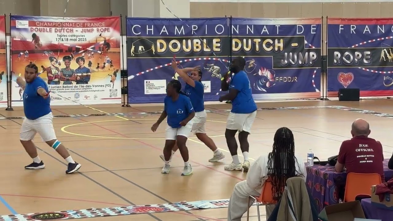 GÉNÉRATION DOUBLE DUTCH - DD FREESTYLE DOUBLE SENIORS - Championnat de France 2025