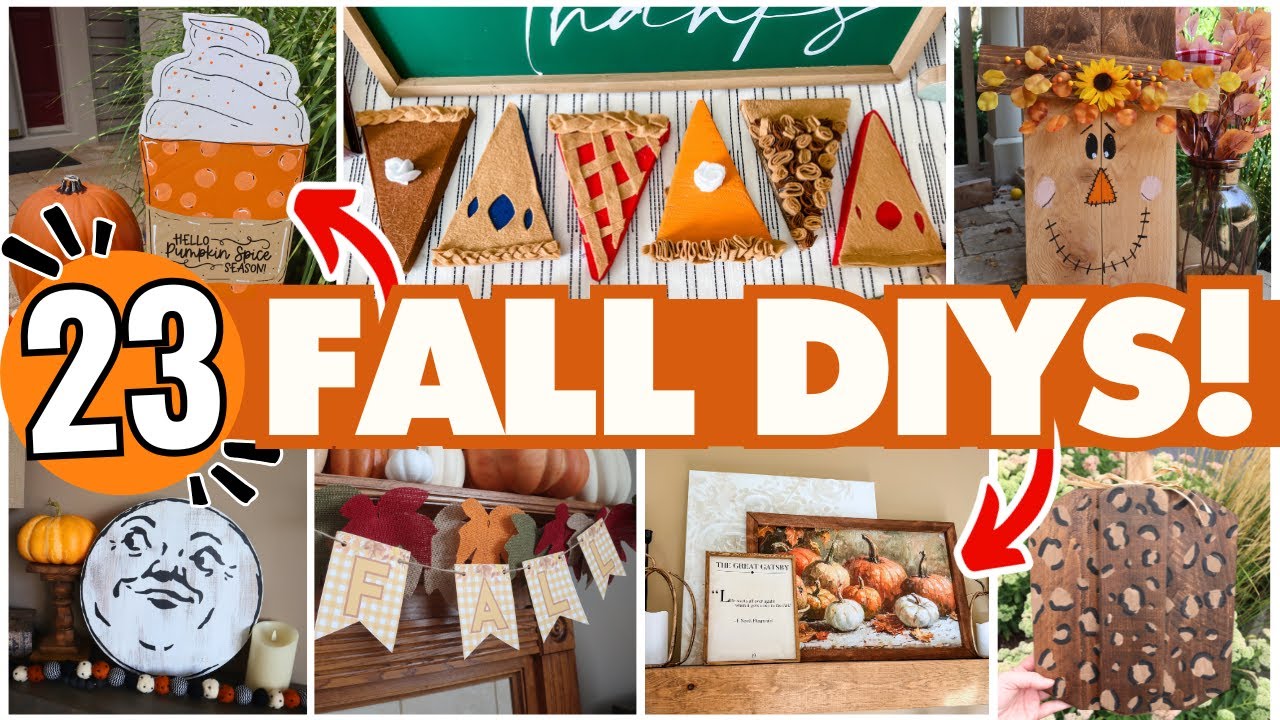 23 *BEST* Fall DIYs & Decor Ideas for 2025! | Autumn Crafts, Decorating Hacks & Fall Wood Projects