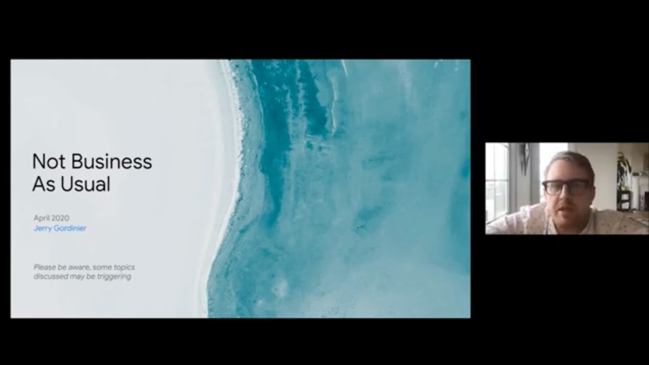 Not Business As Usual - UX Crunch 2021