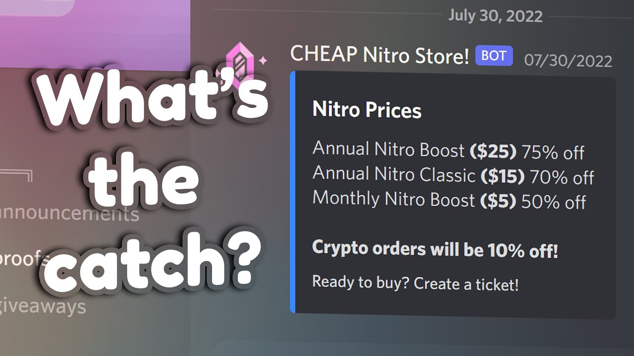The TRUTH About Cheap Discord Nitro!