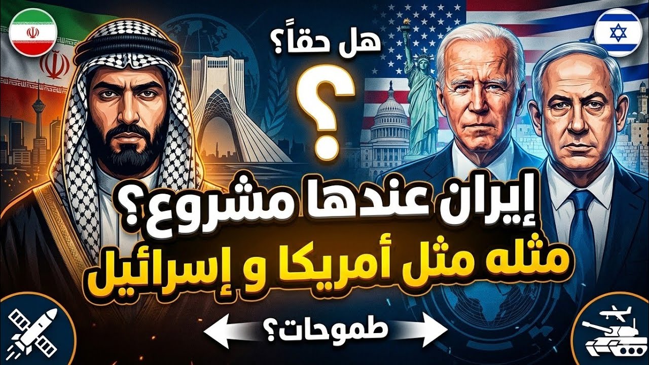 إيران عندها مشروع مثلها مثل أمريكا و إسرائيل 🤔