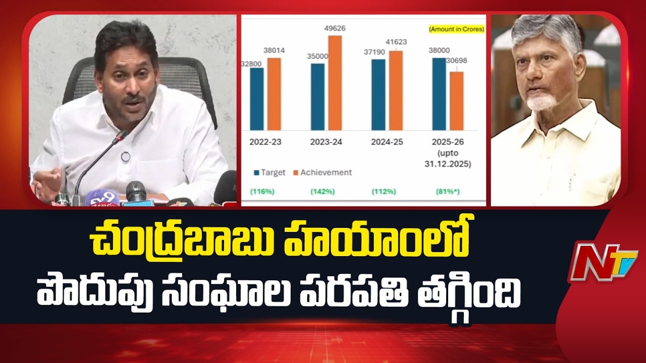 మూడేళ్లలో చంద్రబాబు 900 కోట్లే బడ్జెట్ లో పెట్టారు | YS Jagan | CM Chandrababu | NTV Telugu