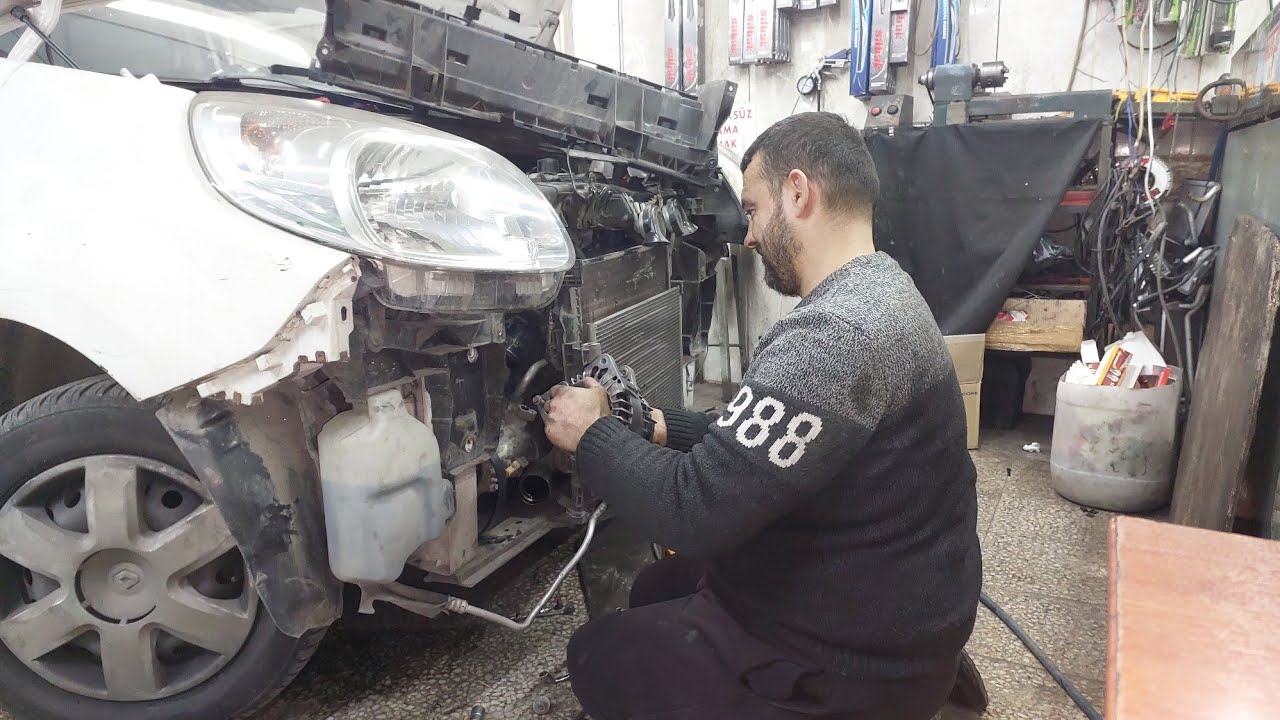 Bu aracın şarj dinamo Tamiri için ne kadar işçilik yazmışız///bakın neler söküldü nereler?
