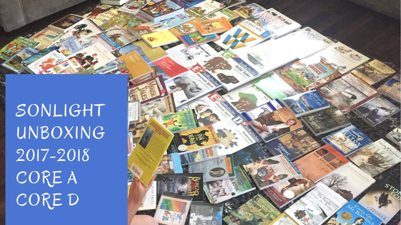 SONLIGHT UNBOXING- HOMESCHOOL CURRICULUM 2017-2018