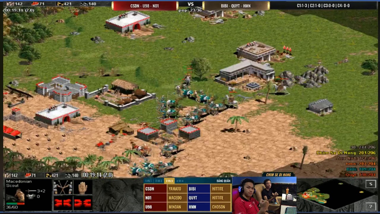 AOE 3vs3 Random || Chim sẻ đi nắng - U98 - No1 Vs Bibi - Cam Quýt  -Hoàng Mai Nhi [20/4/2020]