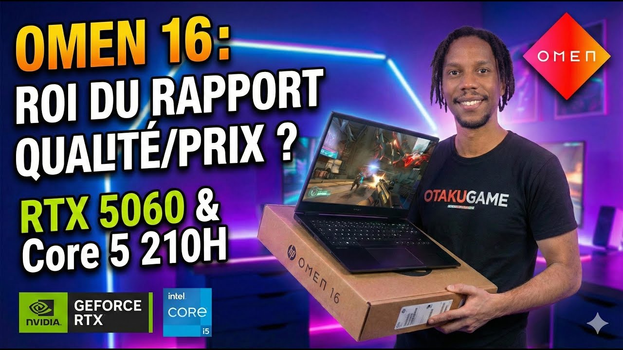 📦 OMEN 16 (RTX 5060) : Le ROI du rapport Qualité/Prix ? 👑 Déballage & Test !