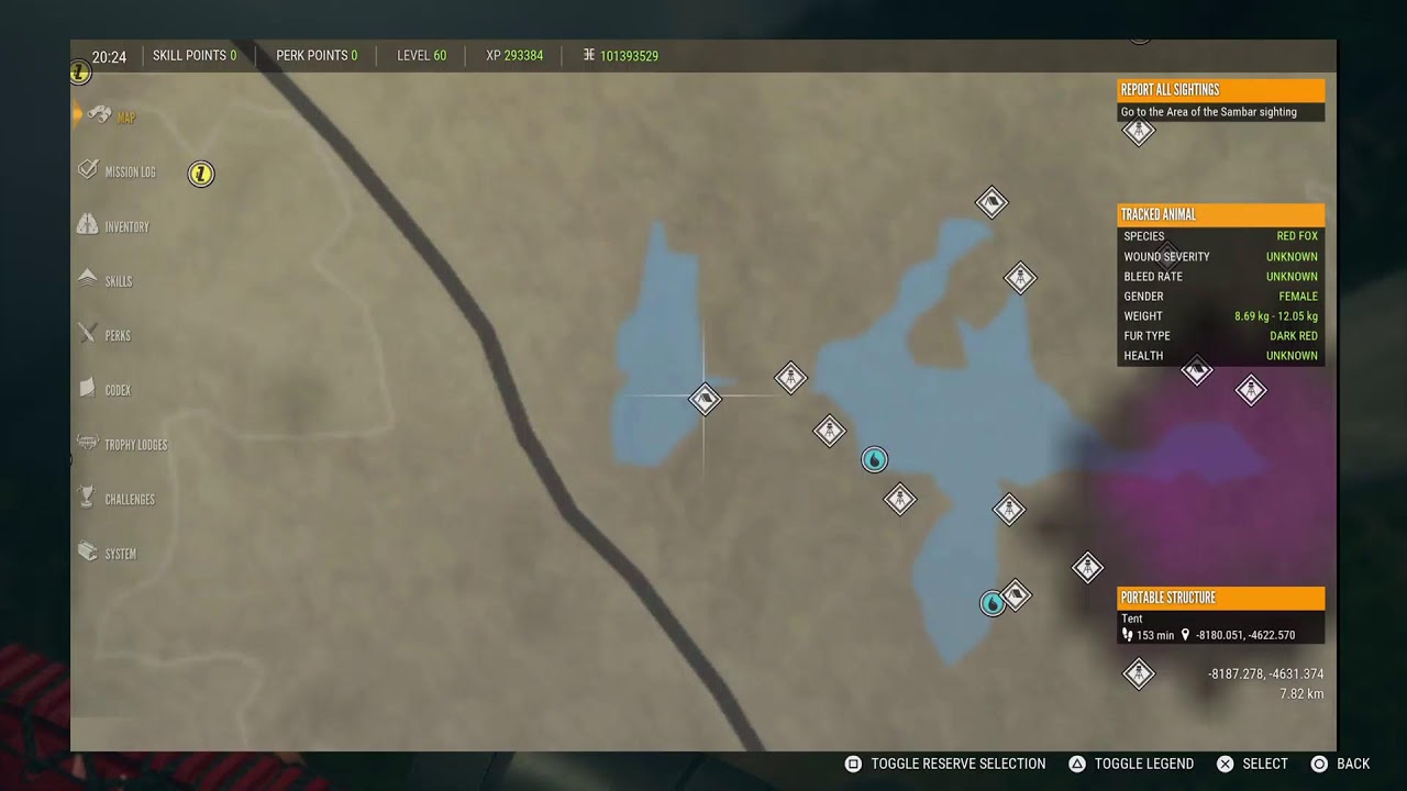 theHunter: Call of the wild Great One Red fox grinding on Emerald Coast